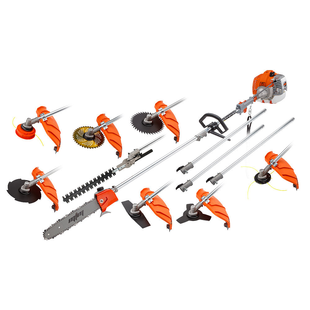 MTX-900 62CC Multi-Tool Pole Chainsaw Hedge Trimmer Brush Cutter