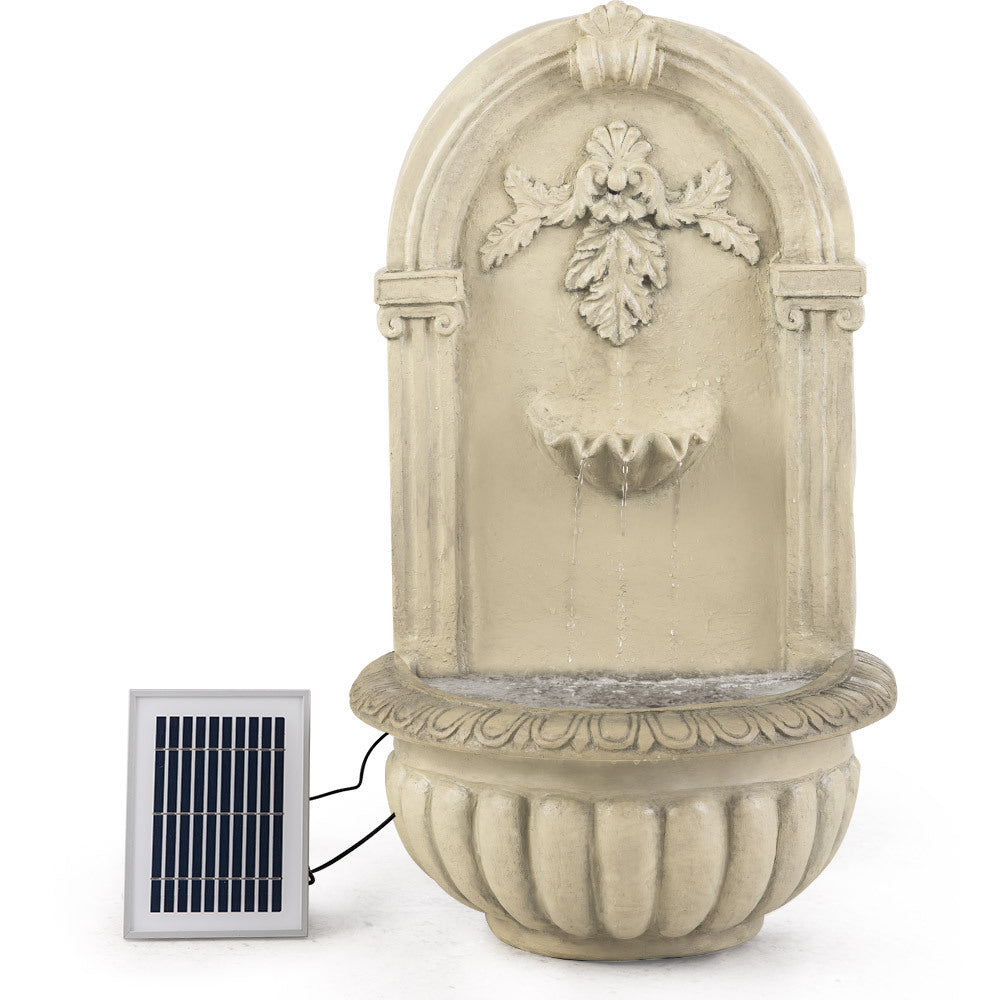 Protege Classic Wall-Mount Solar Fountain Light Stone LED