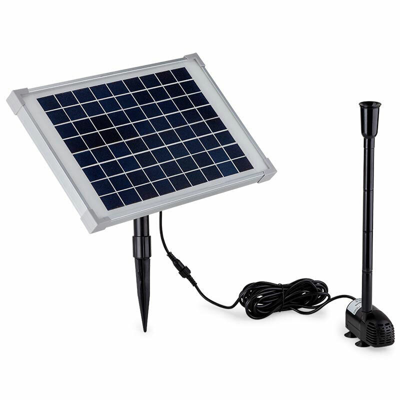 Adjustable 50W Solar Fountain Pump Kit, 24V, 6.6FT Lift - Protege