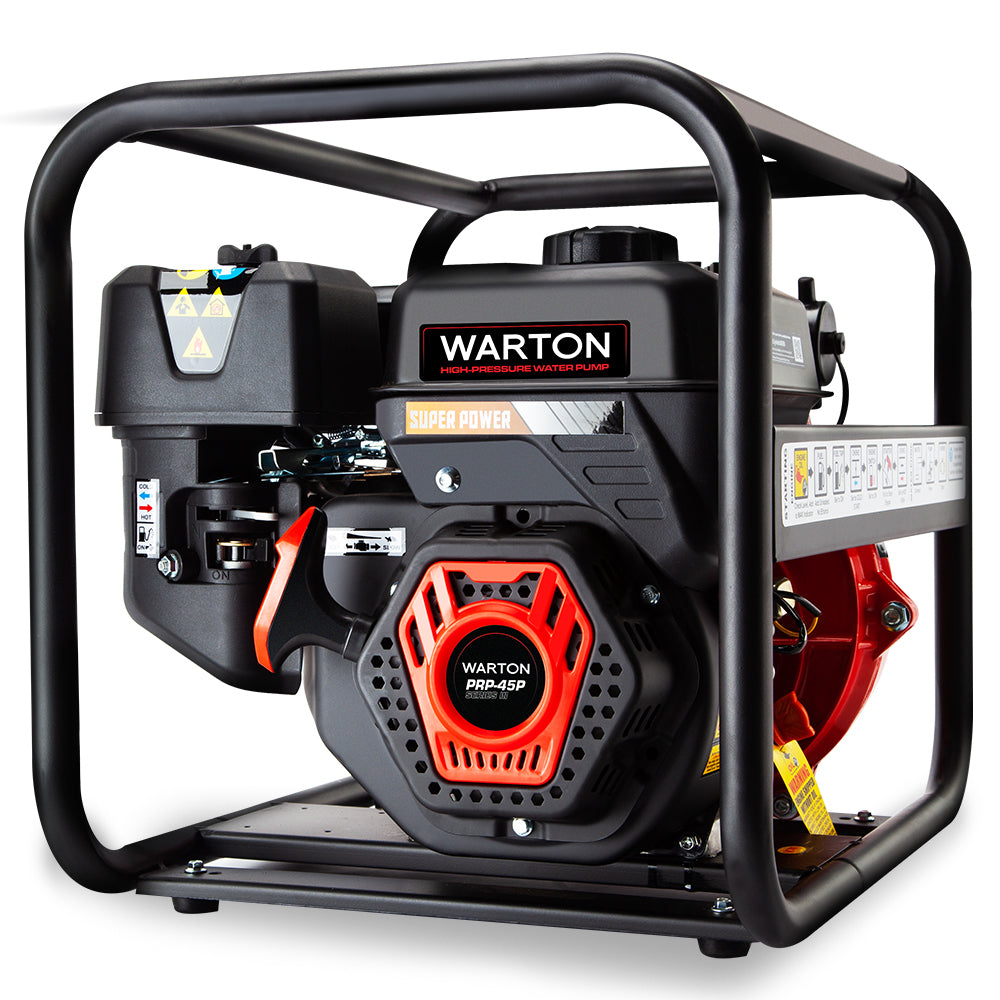 Warton 8HP Petrol Water Pump Fire Fighting High Pressure Transfer