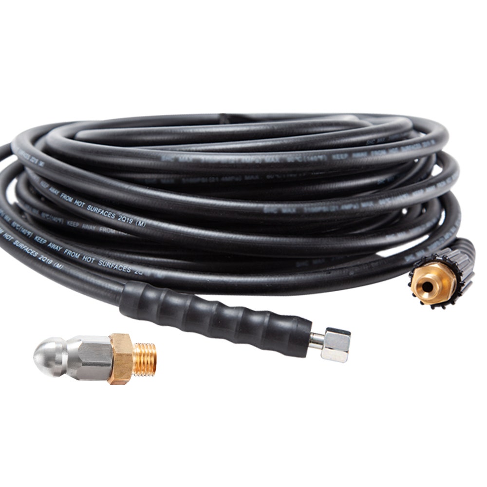 20M Commercial-Grade Hose & Drain Cleaner Nozzle for Jet-USA