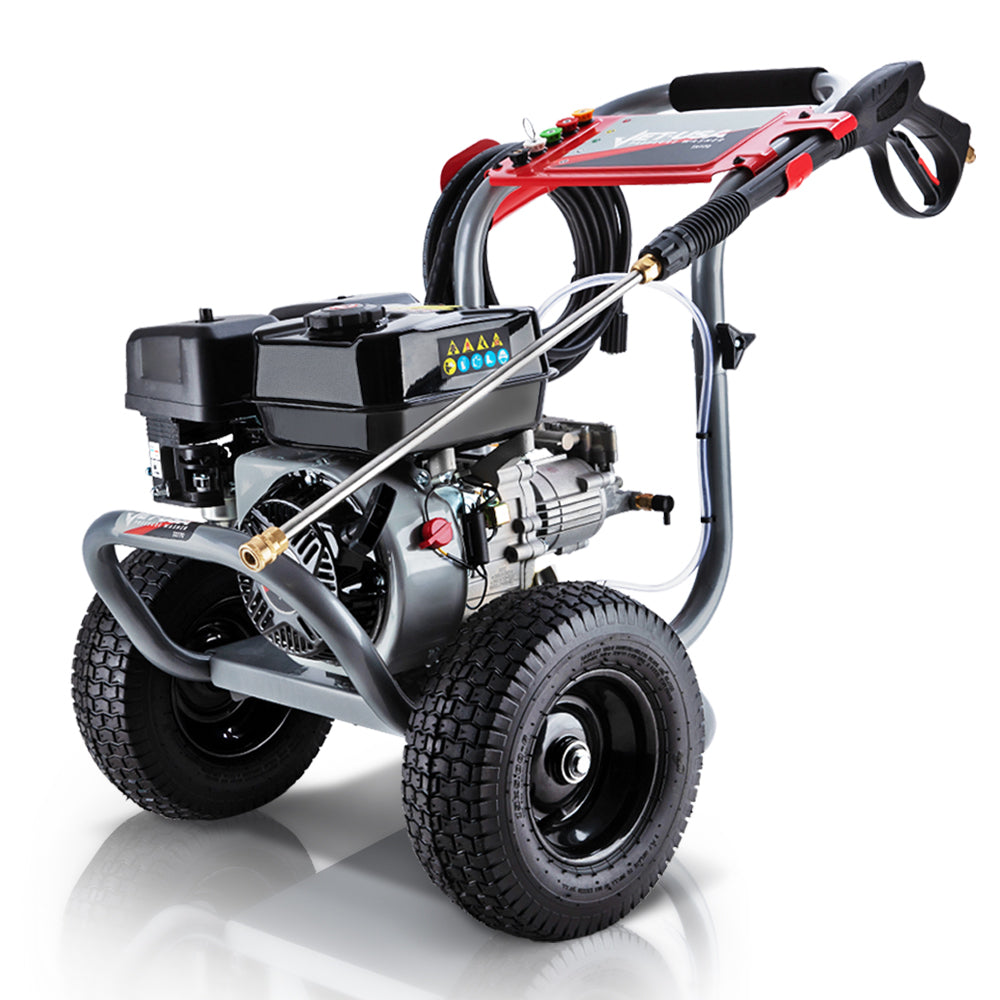 7HP 4800PSI Petrol High Pressure Washer, 30M Hose, 4-Stroke - Jet-USA