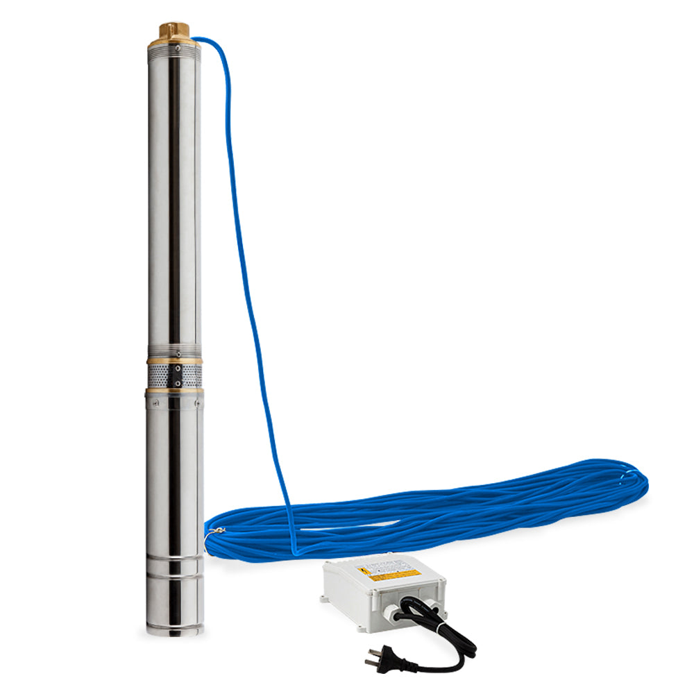 1.5HP Submersible Bore Water Pump Stainless Steel 83L/min