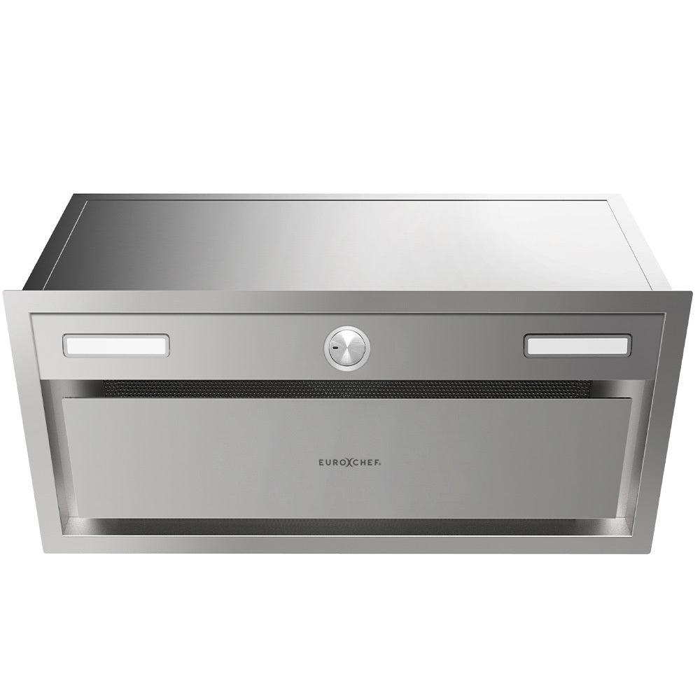 EuroChef 60cm Undermount Rangehood Stainless Steel Quiet 3-Speed LED