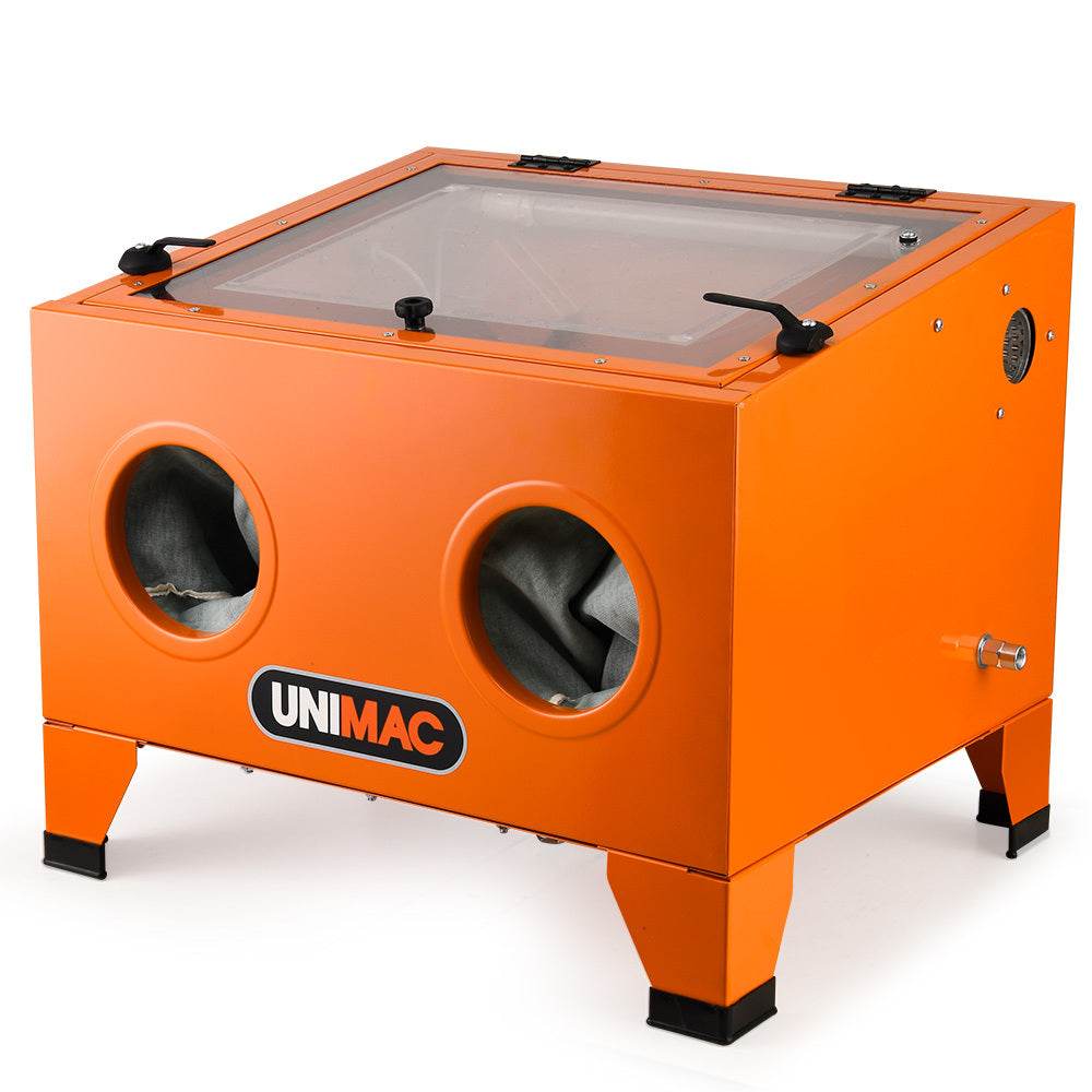 Unimac 90L Sandblasting Cabinet LED Heavy Duty Steel
