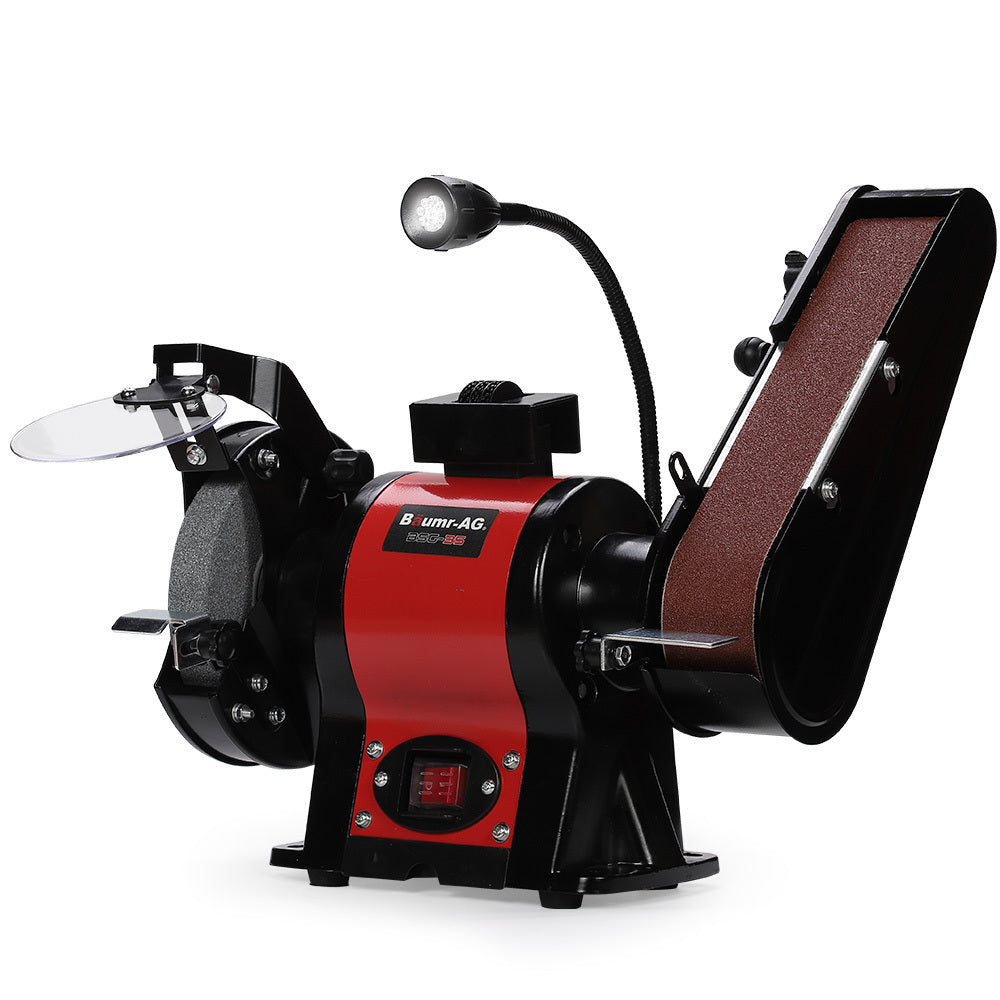 Baumr-AG BSG-35 Bench Grinder Belt Sander Combo 150mm Linisher Brushless Motor
