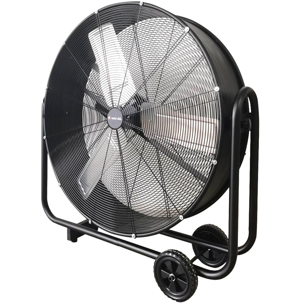 Baumr-AG 36" Industrial Drum Fan 290W Brushless Motor Tilting Heavy-Duty