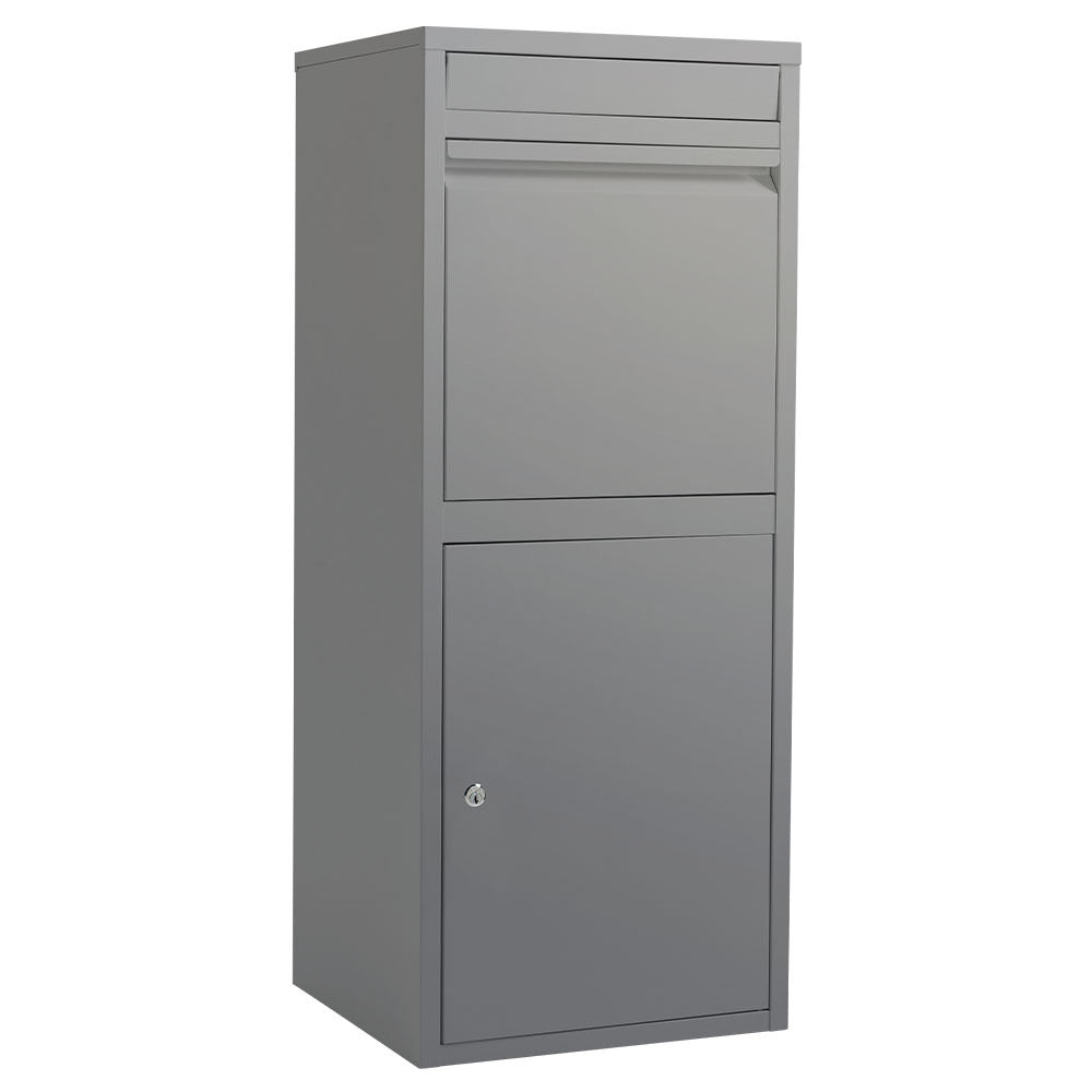 Fortia Freestanding Parcel Letterbox Woodland Grey