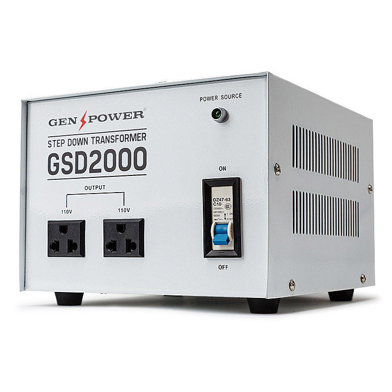 GSD-Series 2000W Step Down Transformer 240V-110V Voltage Converter