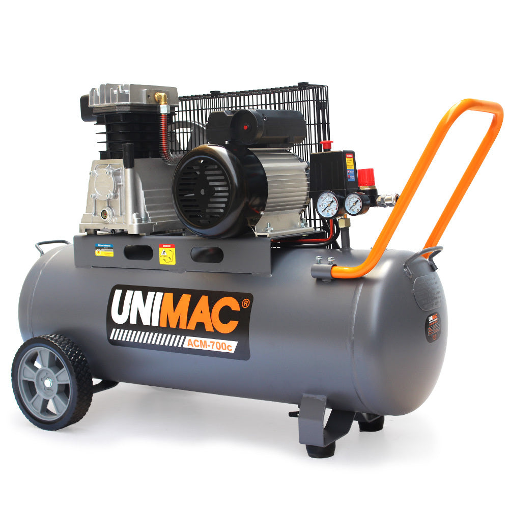 Unimac 70L Commercial Air Compressor 2.2kW Brushless Motor 116PSI