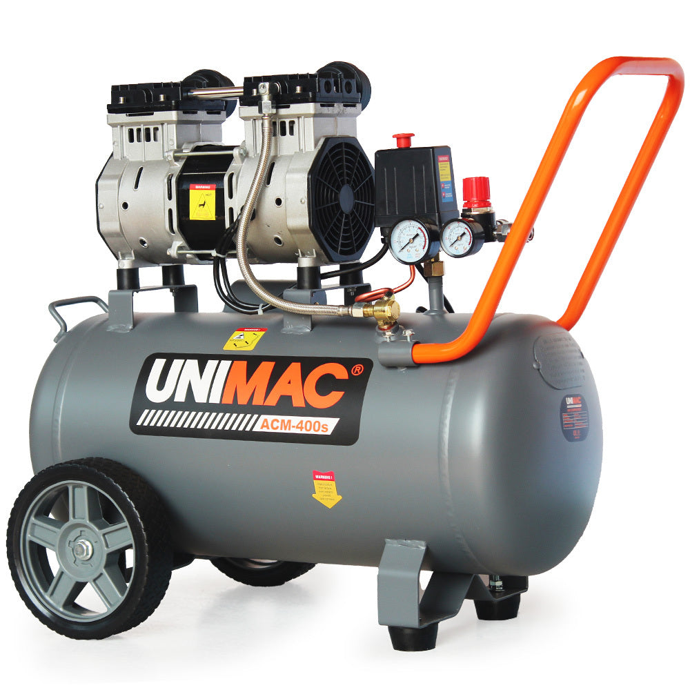 Ultra-Quiet 40L Oil-Free Air Compressor, 2HP, Portable - Unimac