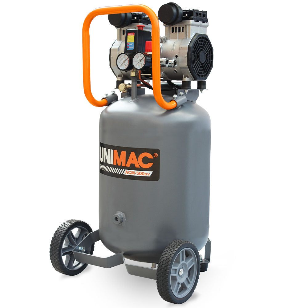 Unimac Quiet Air 50L 2HP Vertical Oil-Free Electric Air Compressor