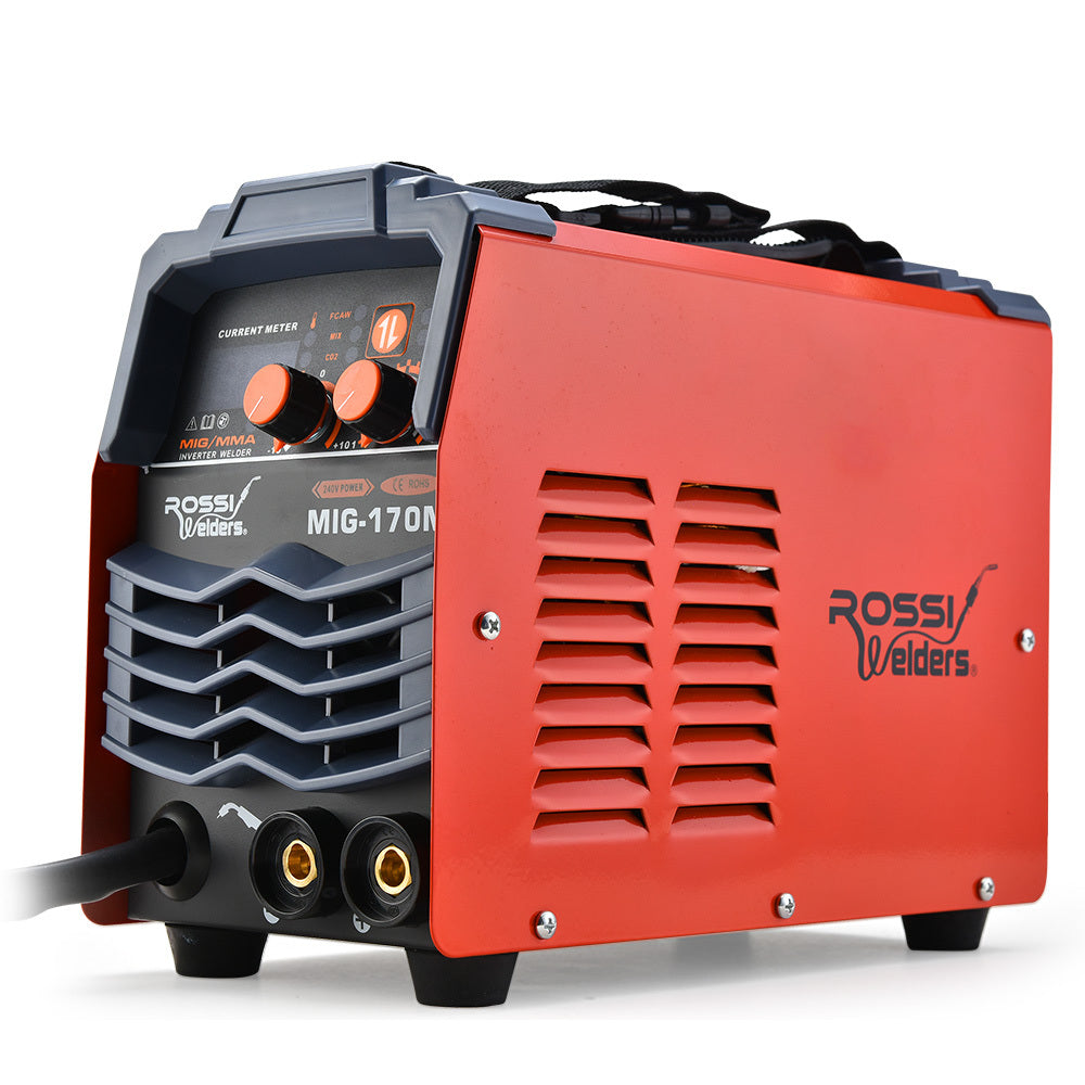 Rossi 170Amp MIG ARC Stick Welder with Carry Case & Accessories 15A Plug