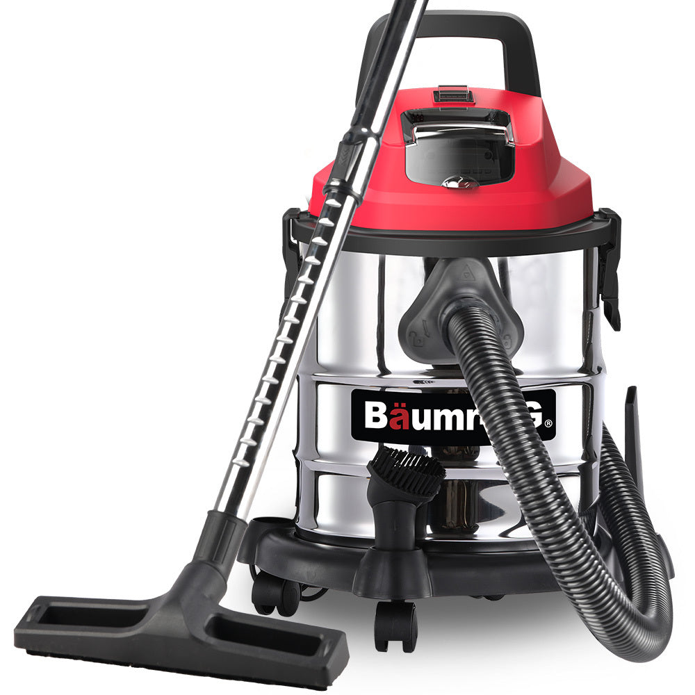 Baumr-AG 20L Cordless Wet & Dry Vacuum Cleaner Kit Stainless Steel
