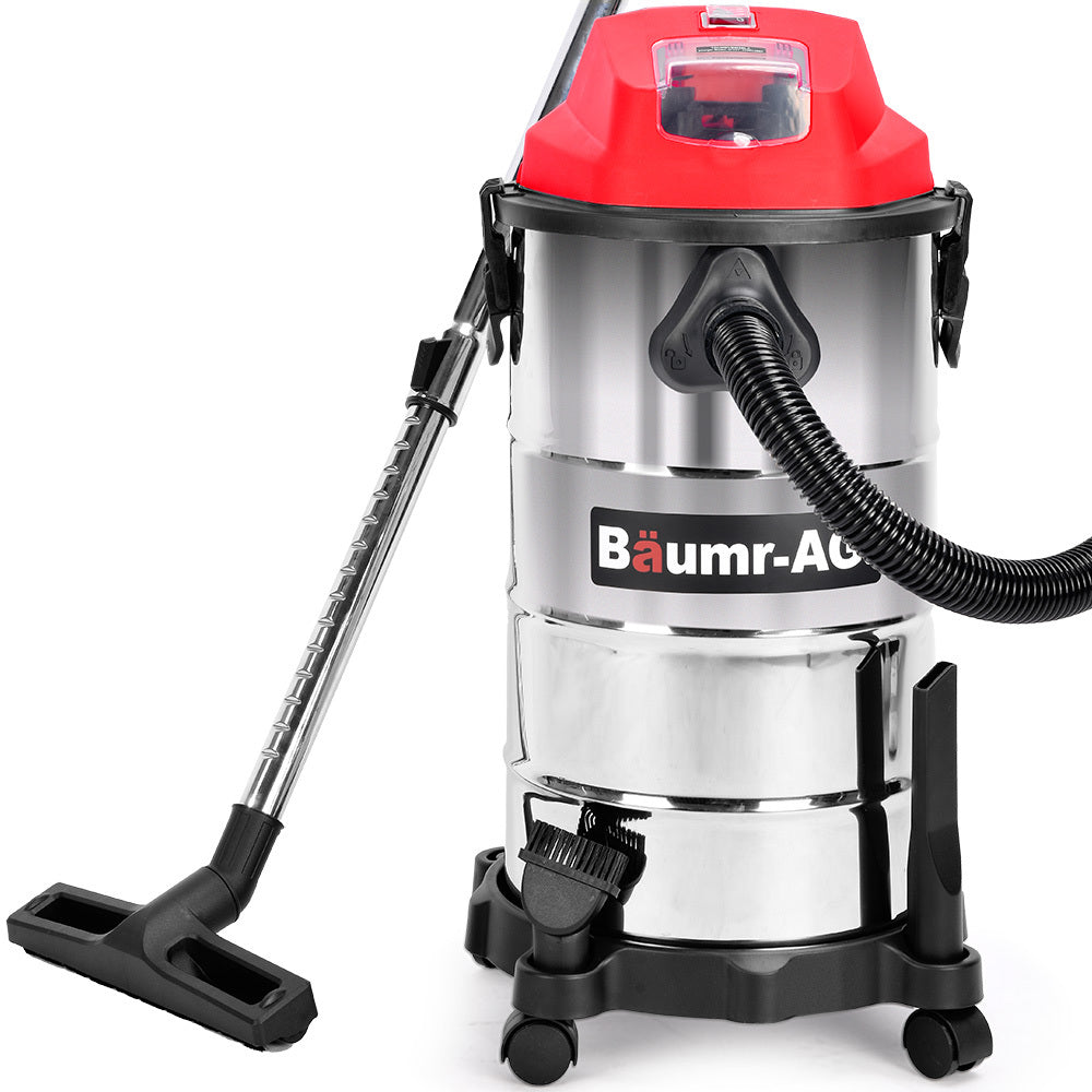 BM-3SL 30L Cordless Wet & Dry Vacuum Cleaner Kit Stainless Steel