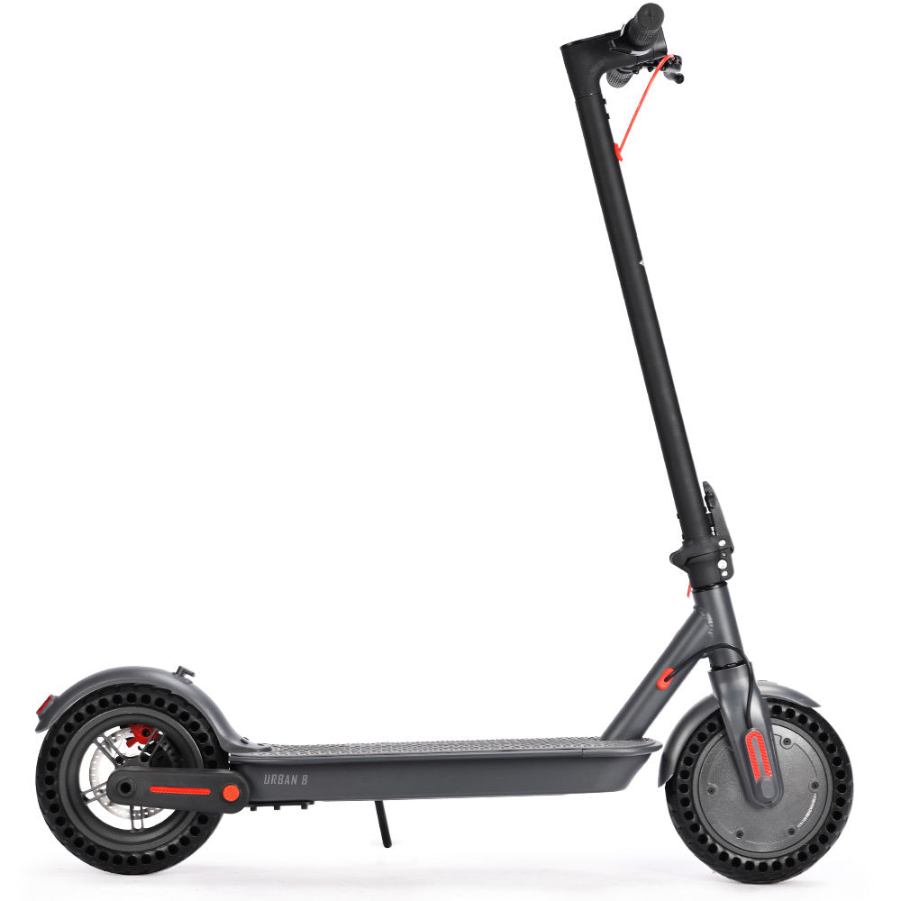 Urban 8 Electric Scooter 25km Range 8.5-Inch Wheels Grey