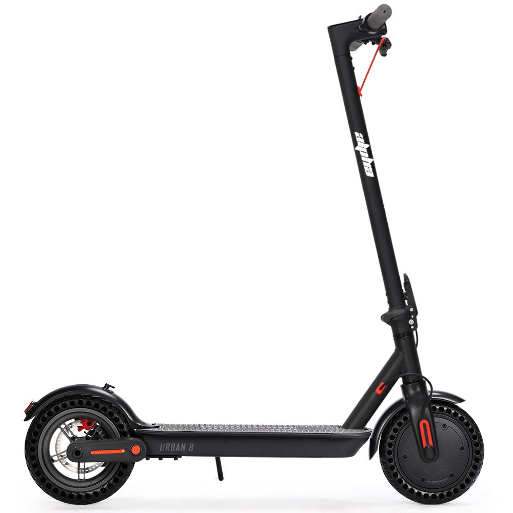 Urban 8 Electric Scooter 25km Range Brushless Motor Black