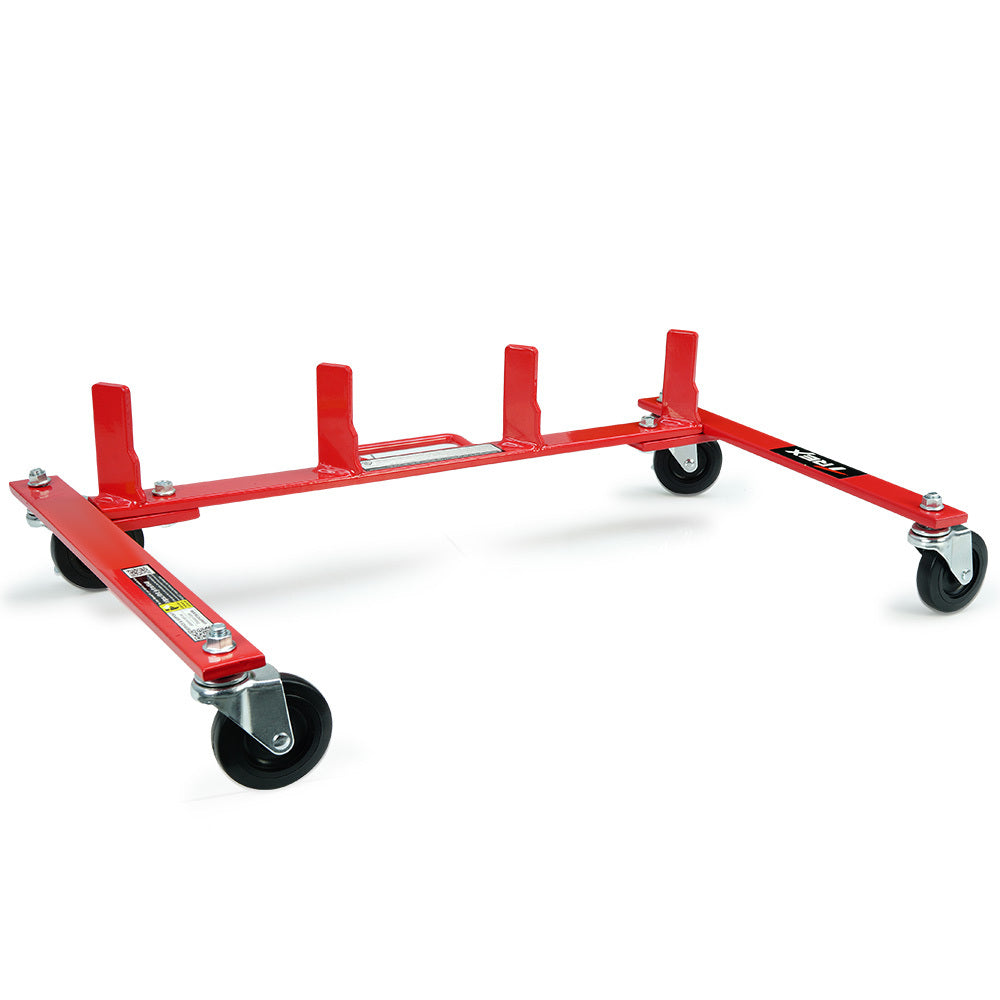 T-Rex Heavy Duty Vehicle Jack Storage Rack with Locking Castor Wheels