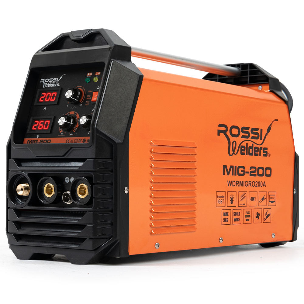 Rossi MIG-200 200A Multi-Purpose Welder MIG/MAG/MMA/ARC/TIG