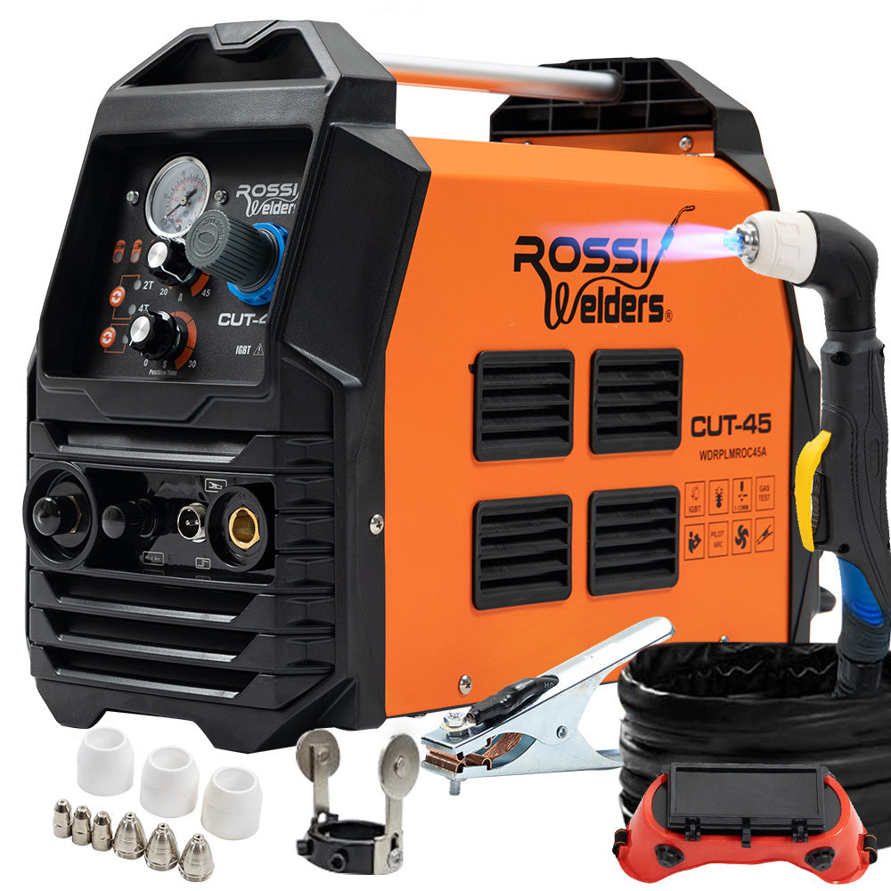 Rossi CUT-45 Plasma Cutter Non-Touch Pilot ARC DC Inverter
