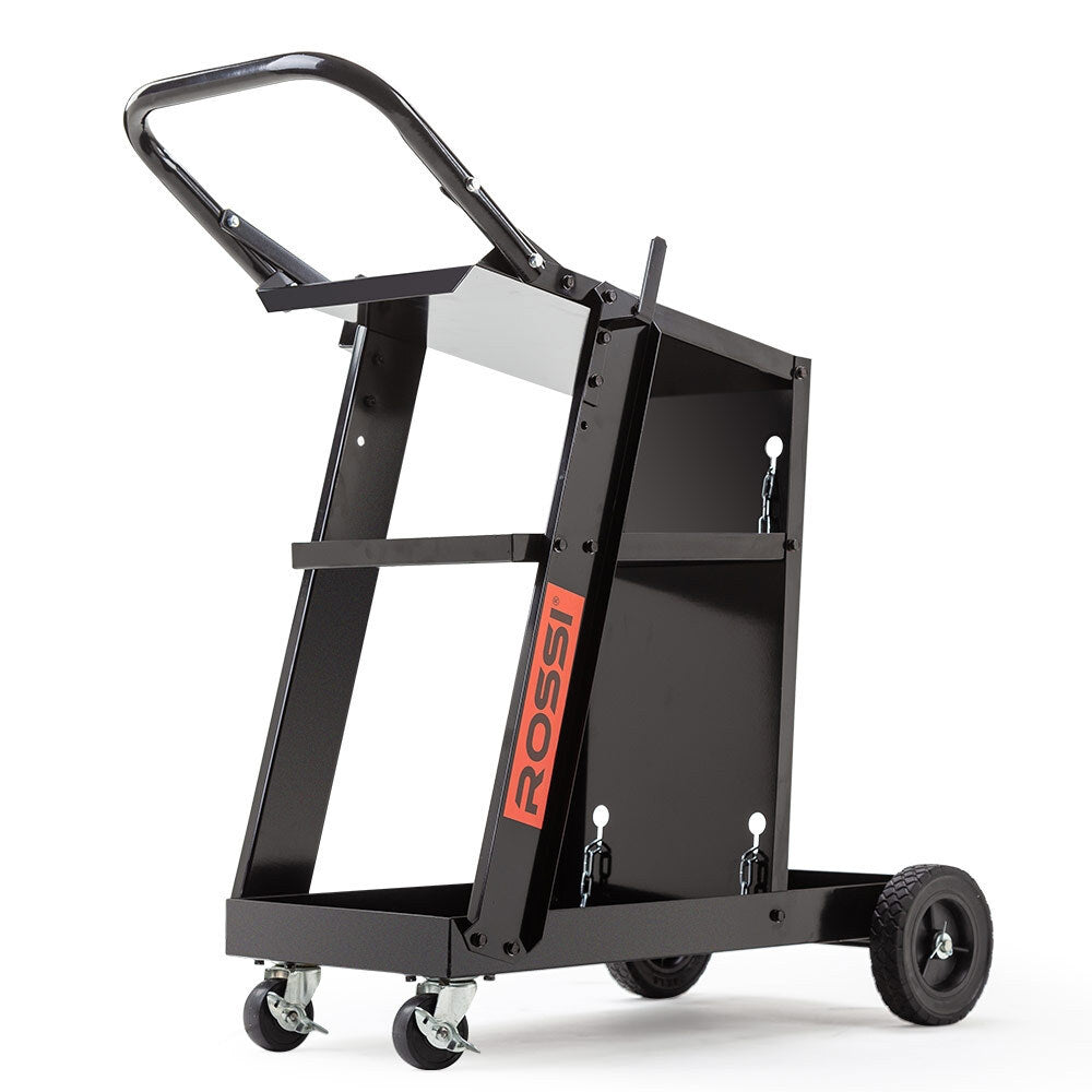 Rossi Deluxe Welding Cart Trolley MIG TIG ARC Plasma Cutter Storage