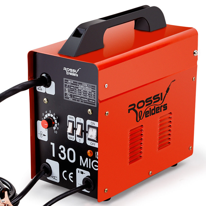 130A MIG Gas/Gasless Welder, 4 Step Control, 1kg Spool, Rossi