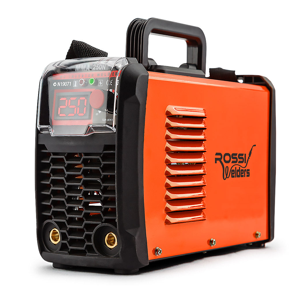 Rossi 250 Amp Portable Stick Welder Arc MMA Inverter 15A Plug