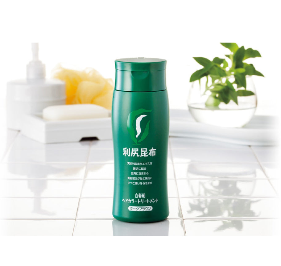 6-PACK Rishiri Kelp Colour Treatment Hair Dye, Dark Brown 200g