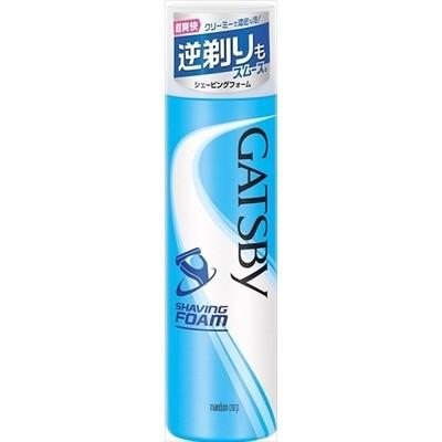 6-PACK GATSBY refreshing men's shaving foam, anti-cut, smooth and highly moisturizing 190g