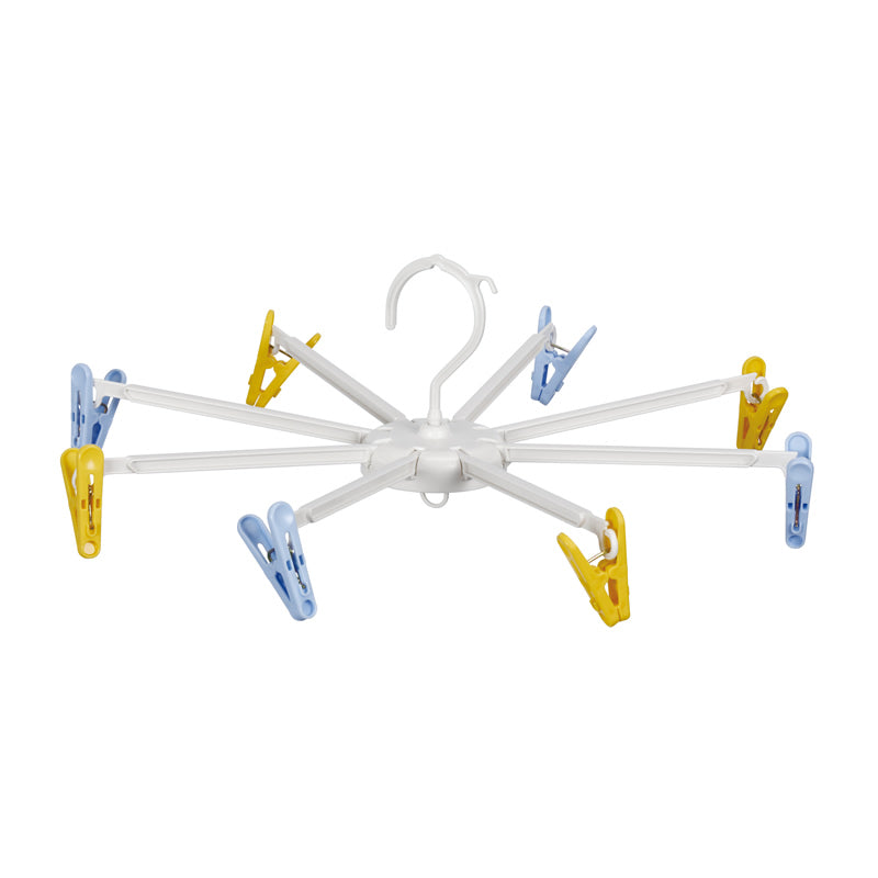 10-PACK KOKUBO Japan Round Umbrella Coat Hanger 8 clips