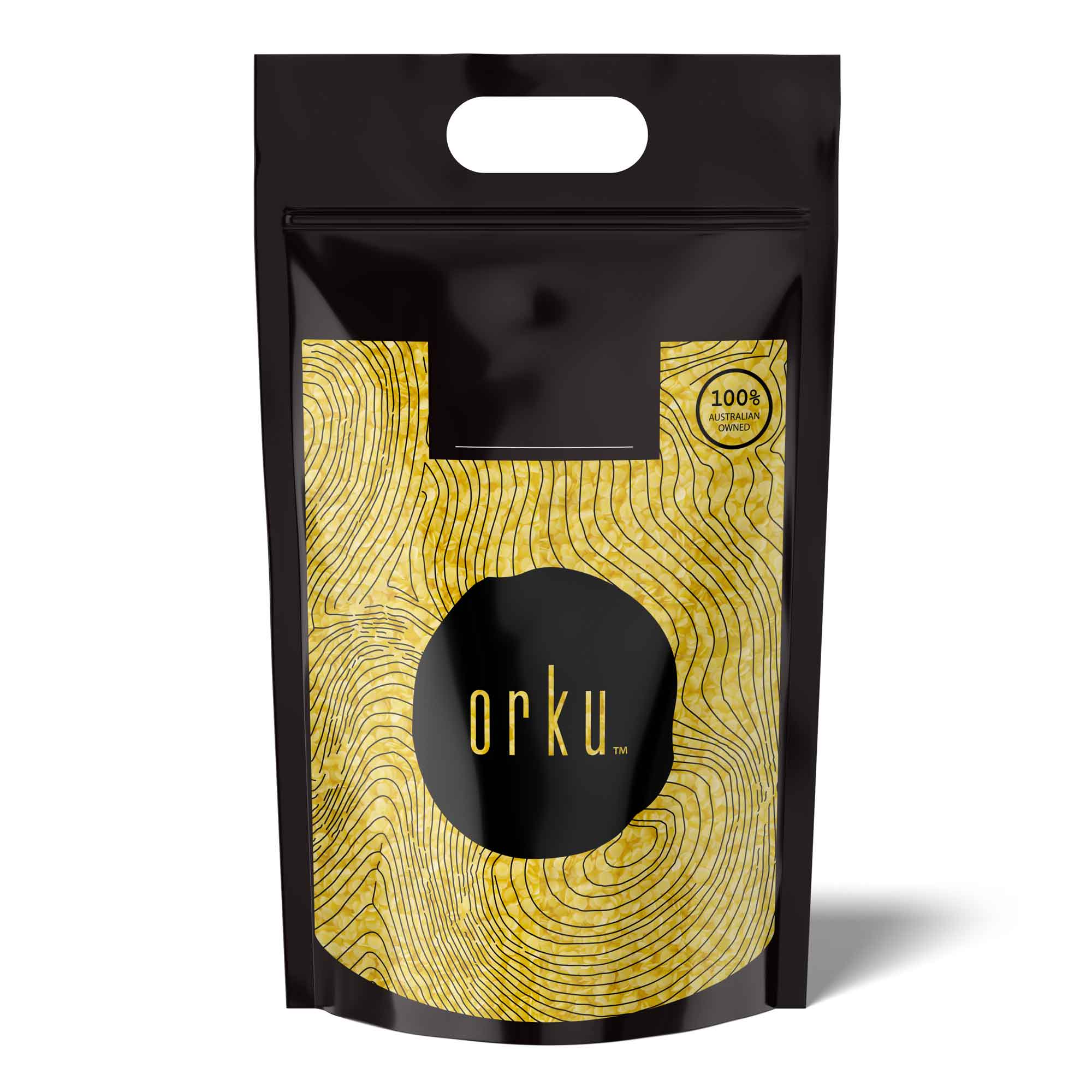 2kg Orku Organic Beeswax Pellets Yellow - Cosmetic Grade Quality Pure Bees Wax