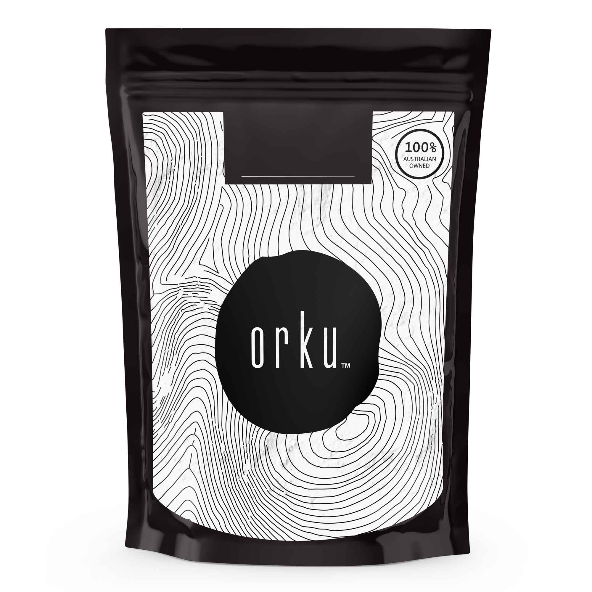 Orku 2Kg Chicory Root Inulin Powder - Unflavoured Natural Prebiotic Fibre