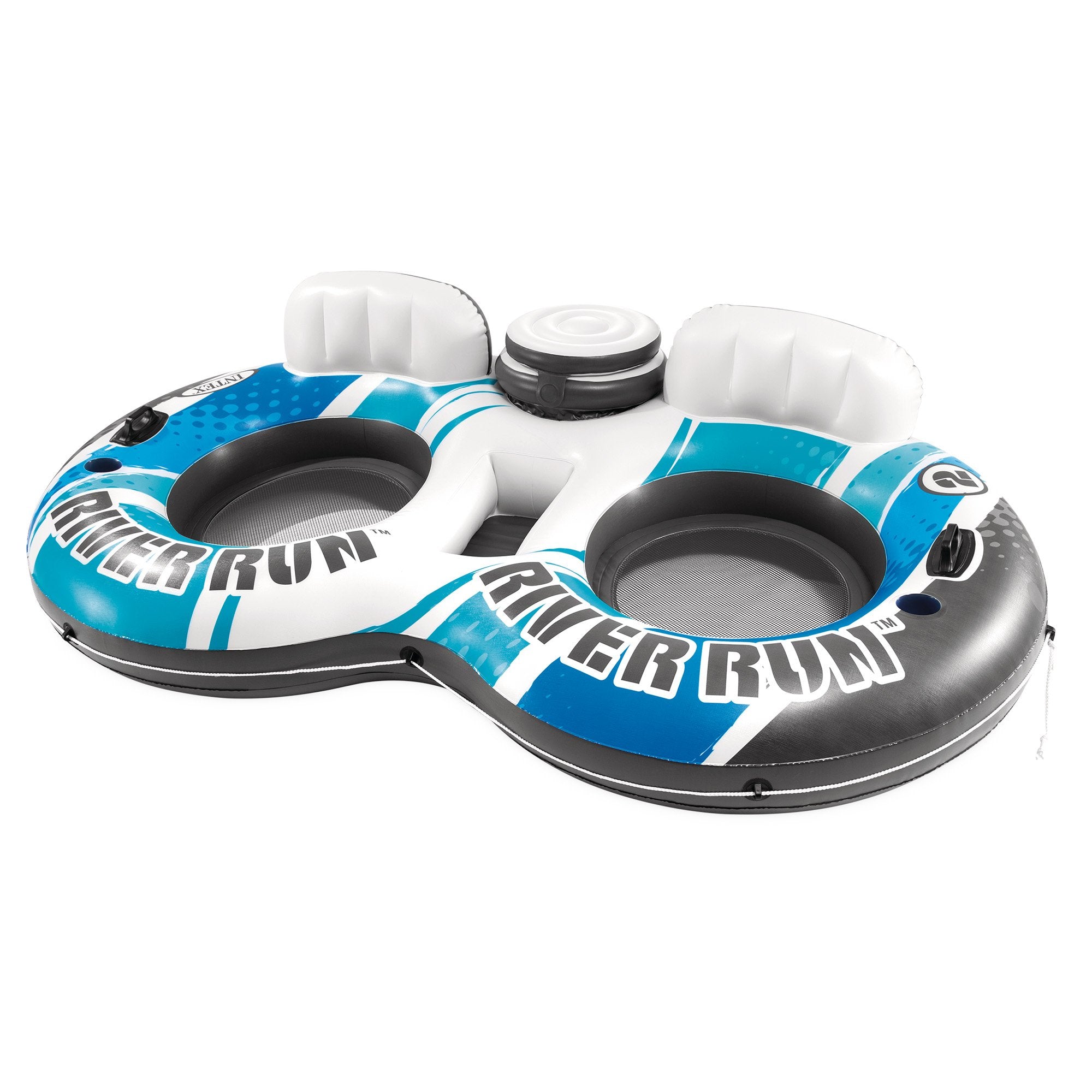 River Run 2 Double Inflatable Lake Tube Blue Rapids Adult
