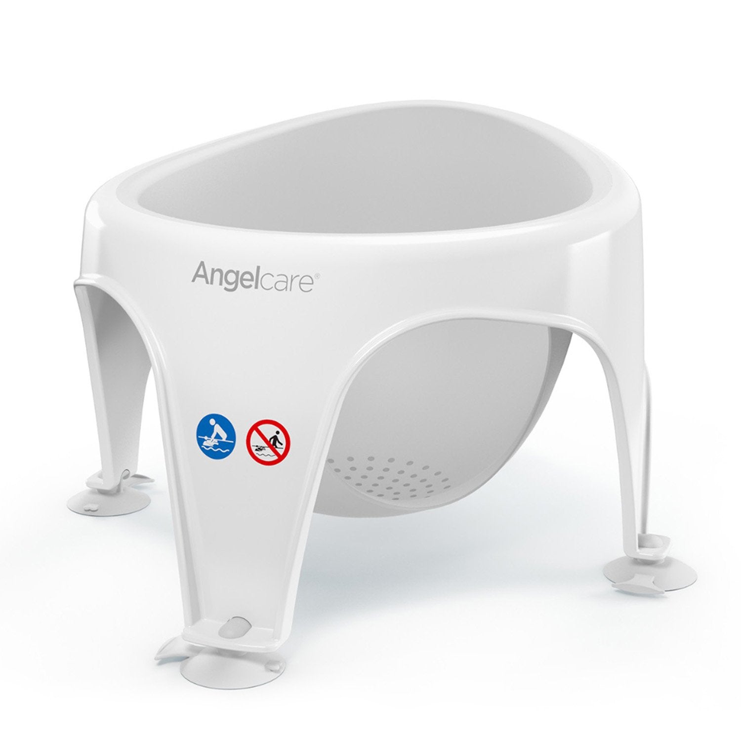 Angelcare Baby Bath Seat Soft Touch Ring Grey
