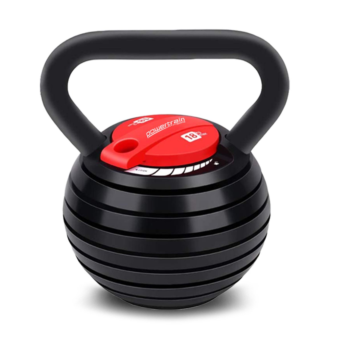 Powertrain 18kg Adjustable Kettlebell Dumbbell