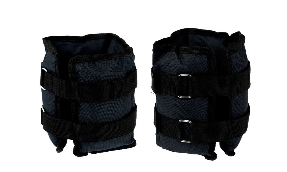 Powertrain 2kg Ankle Weights Adjustable Nylon Fitness Training