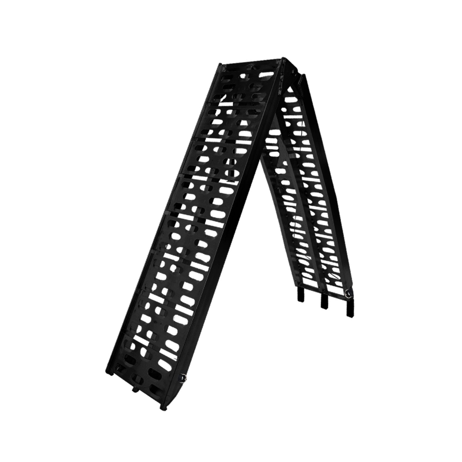 Kartrite Aluminium Folding Loading Ramp Black for ATV Motorbike Golf Buggy Trailer