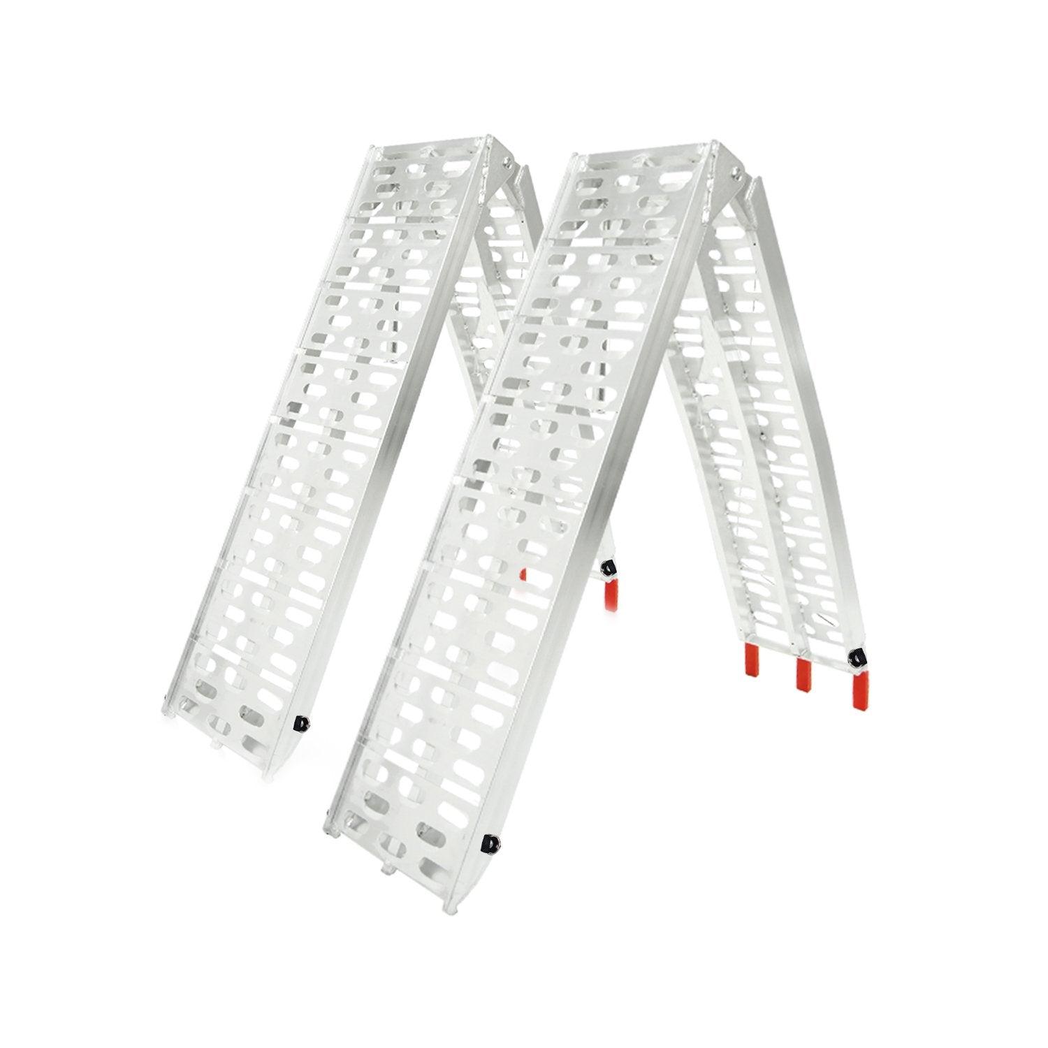 Rigg Aluminium Foldable ATV Loading Ramps Silver (Pair)