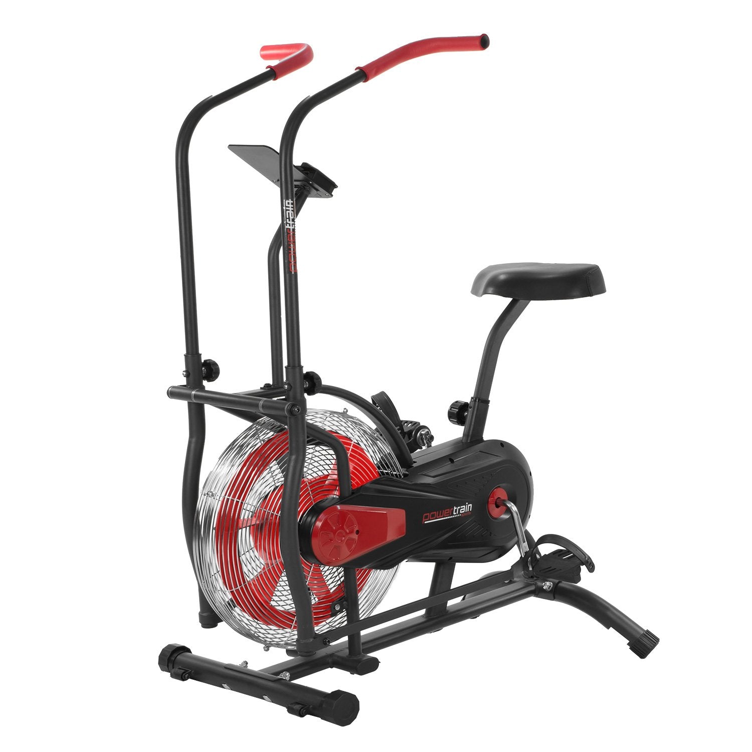 Powertrain Air Resistance Exercise Bike Red