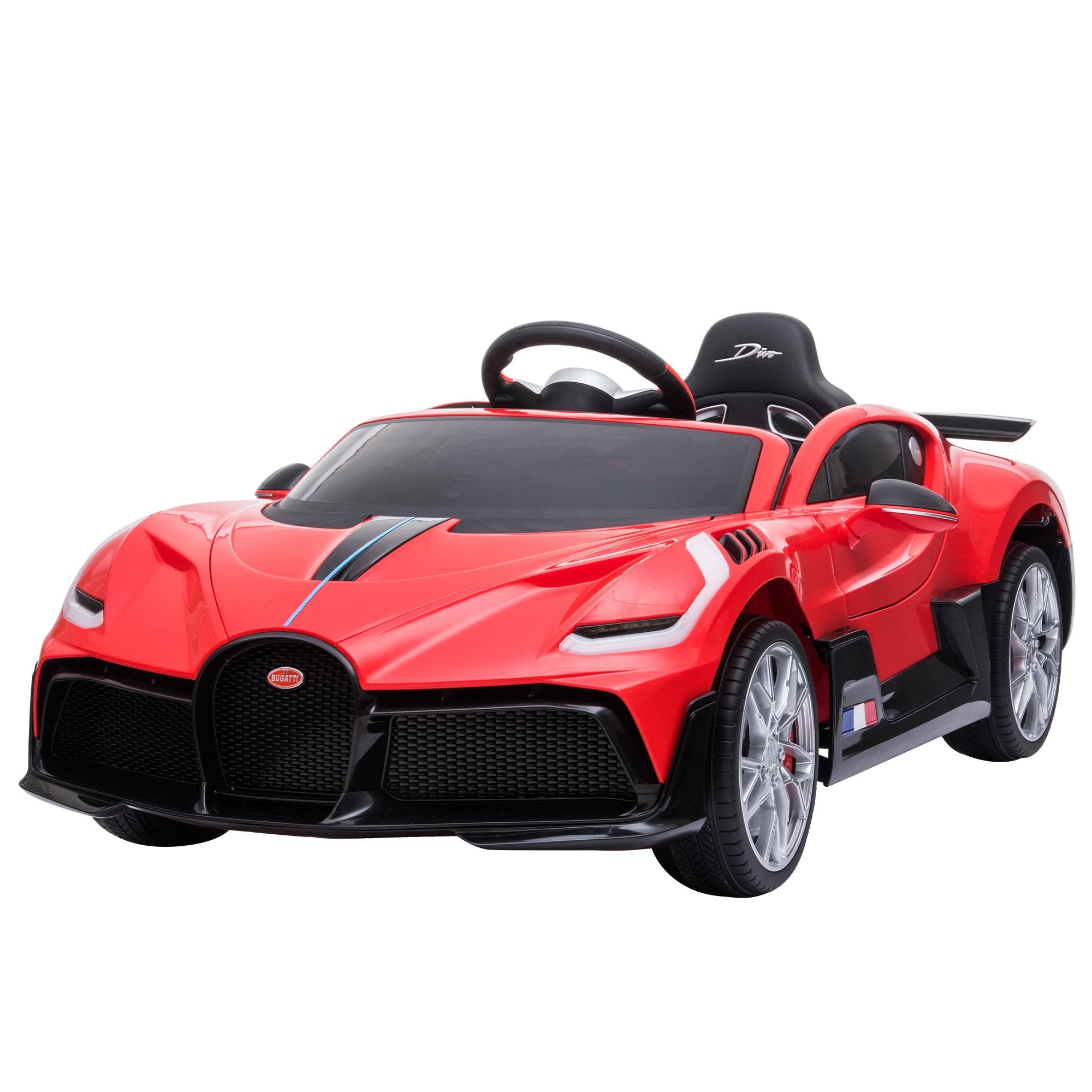 Bugatti Divo Kids Electric Ride On Car Red