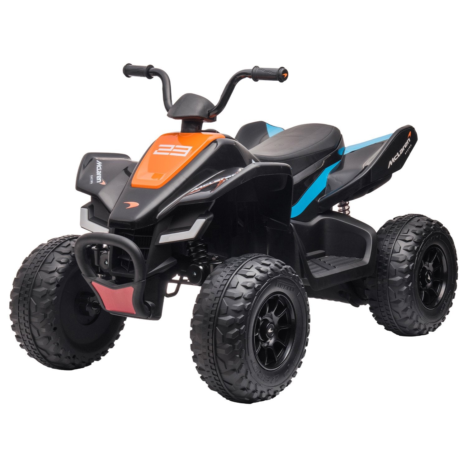 McLaren MCL35 Kids Electric Ride-On Quad Bike Black