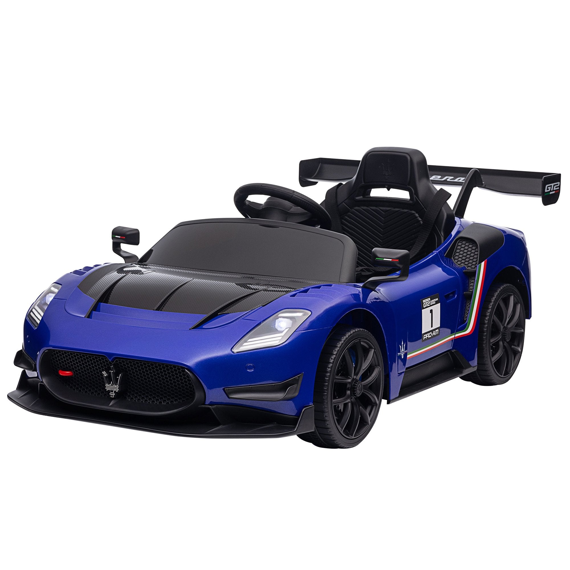 Maserati MC20 GT2 Electric Kids Ride-On Race Car Blue