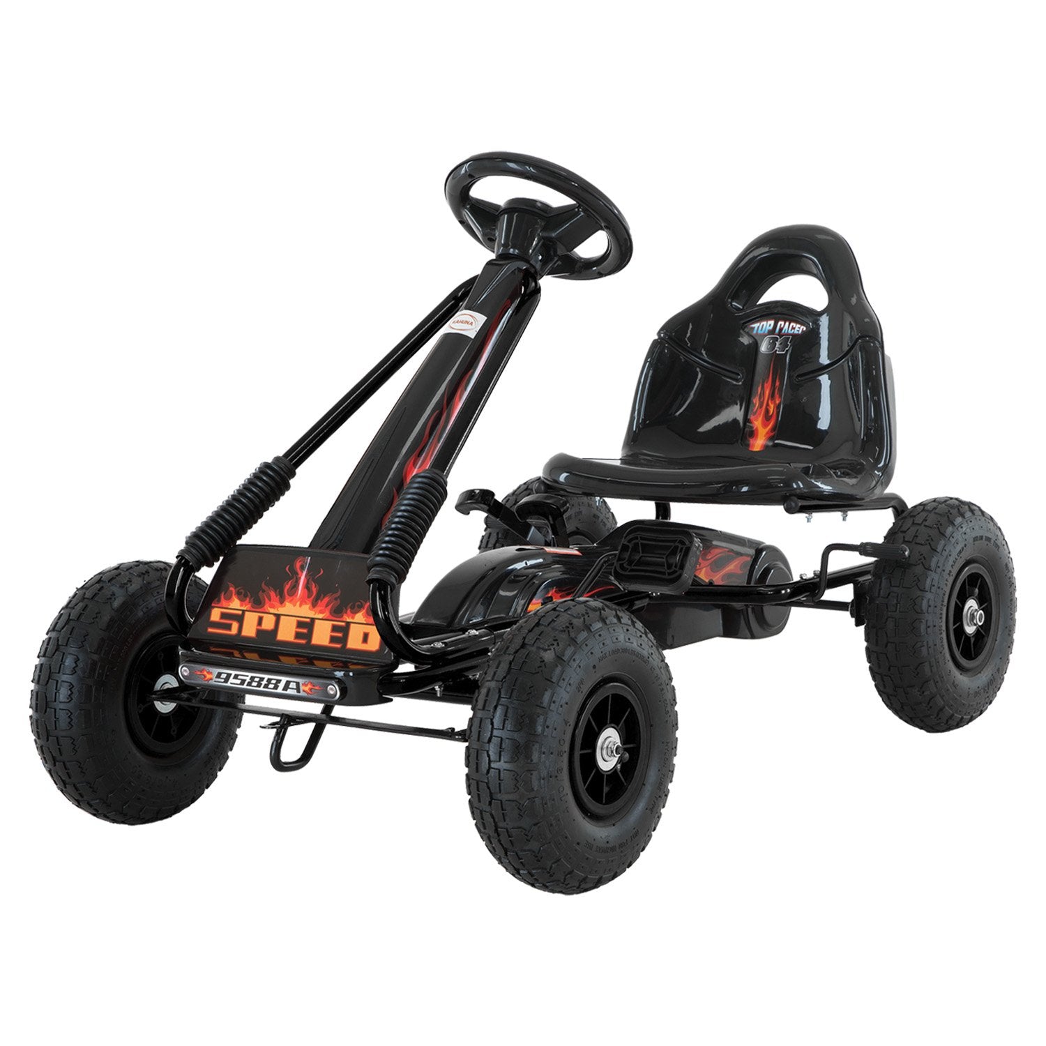 Kahuna G95 Kids Pedal Go Kart Black