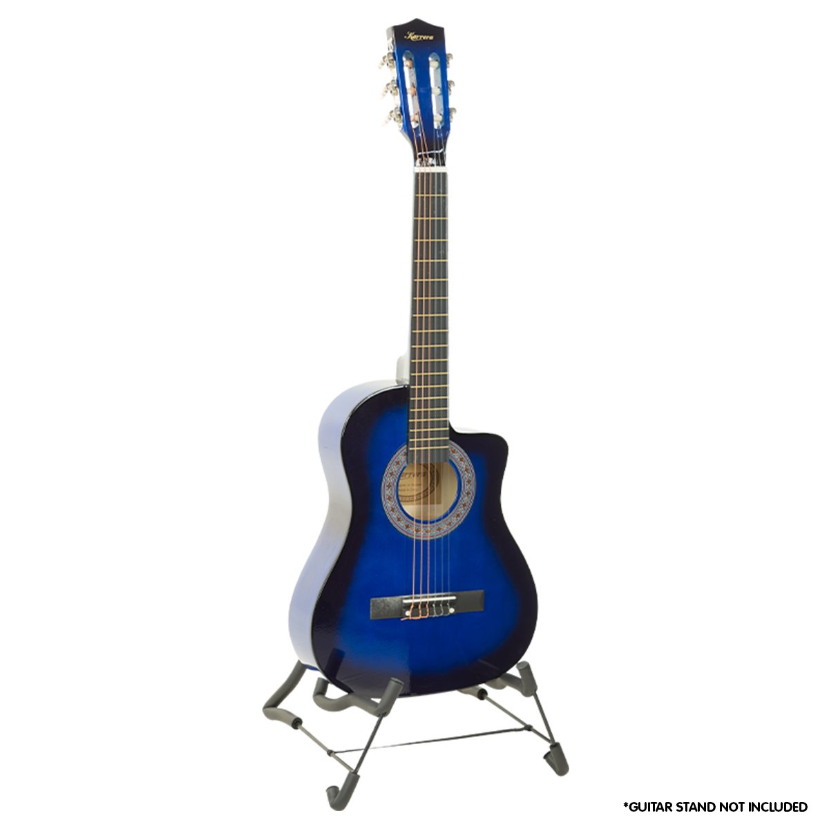 Karrera 34in Children's Acoustic Guitar Blue