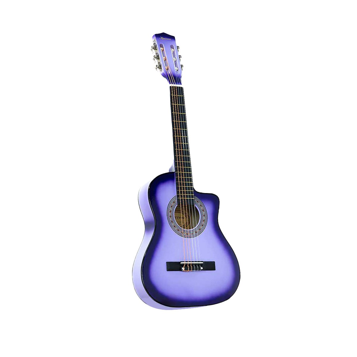 Karrera 34in Children's Acoustic Guitar Purple