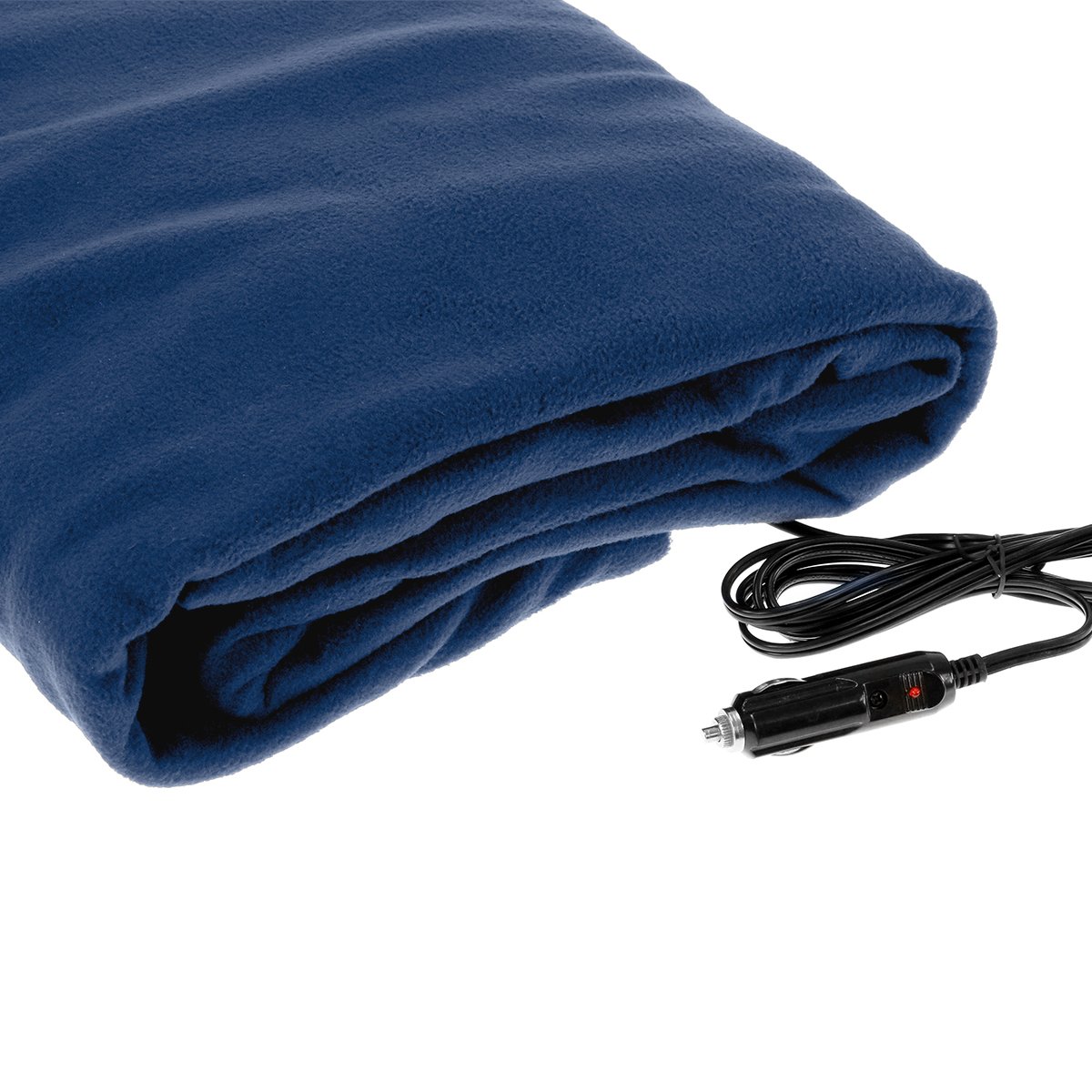 Laura Hill 150x110cm Electric Car Blanket 12V Navy Blue
