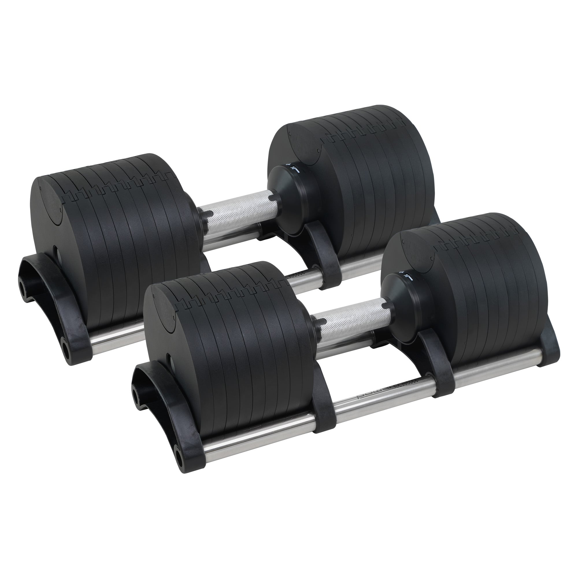Powertrain Eon 90kg Adjustable Dumbbells Home Gym 9 Strength Training Safety Lock System Building & Fitness Workouts