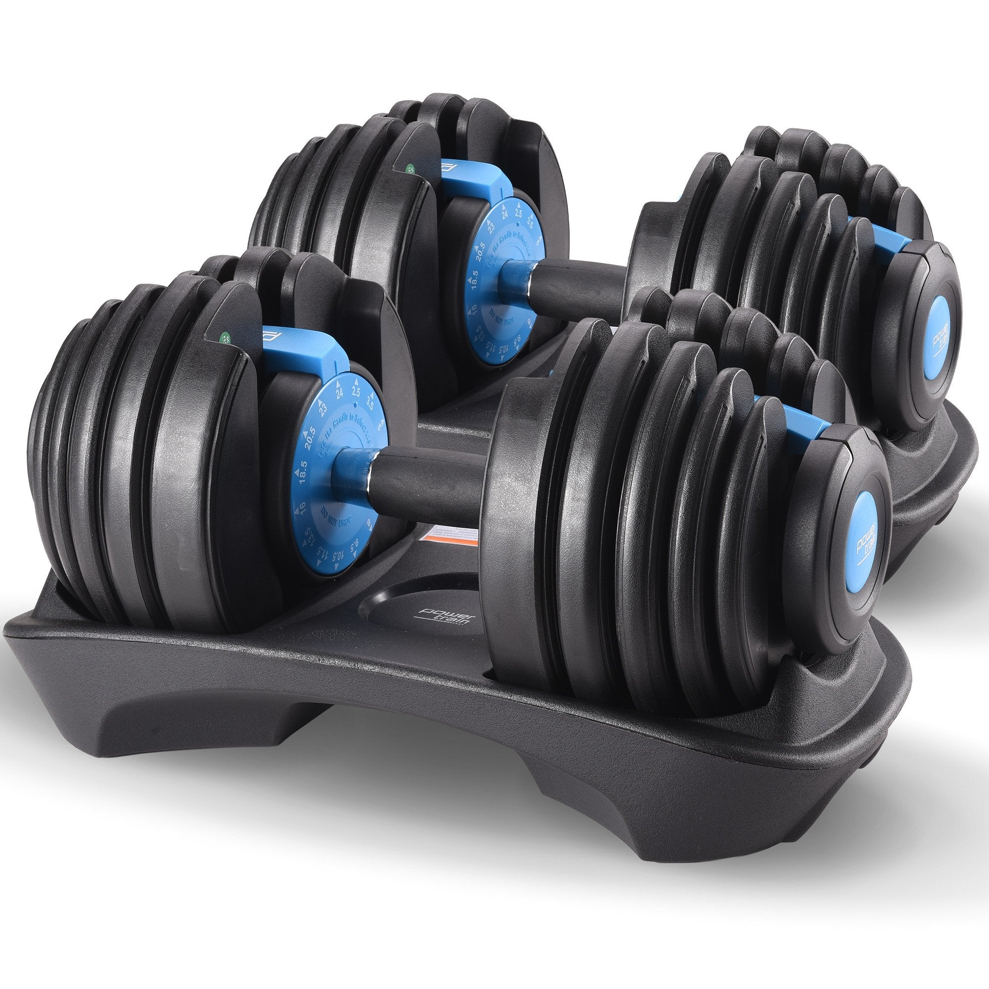 Powertrain 24kg Adjustable Dumbbell Set Home Gym