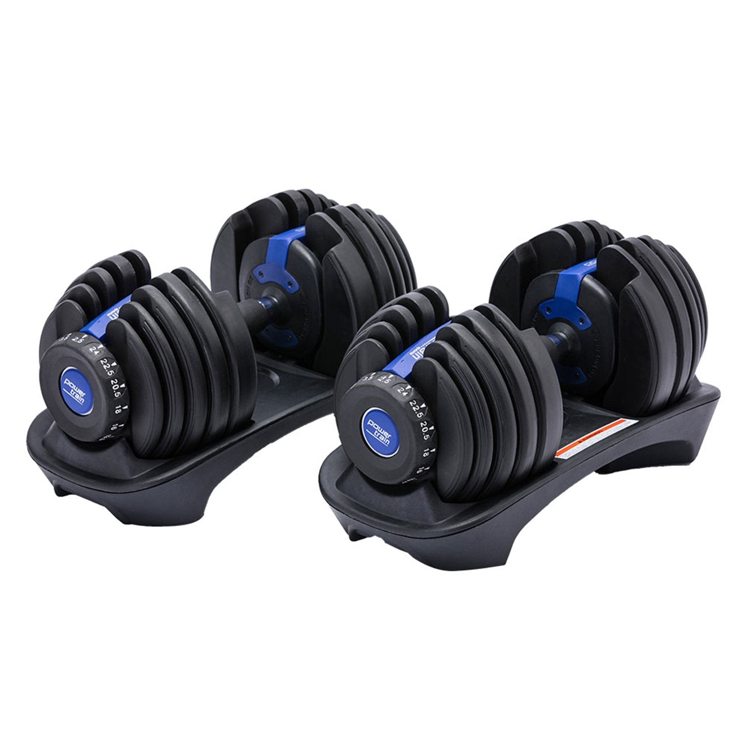 Powertrain 24kg Adjustable Dumbbell Set Home Gym