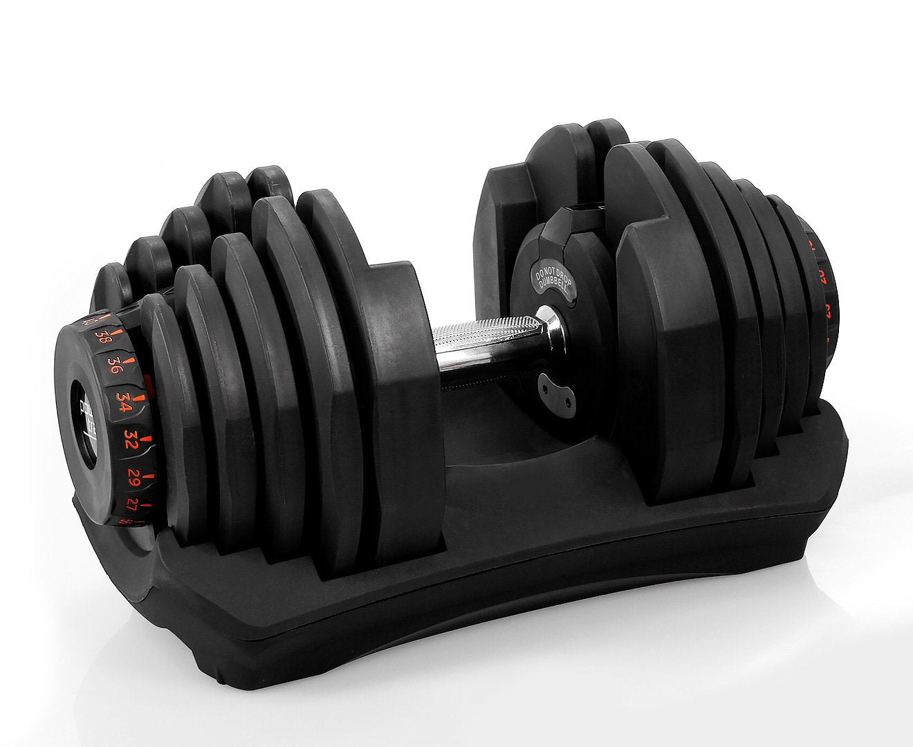 Powertrain 40kg Adjustable Dumbbell Ergonomic Design